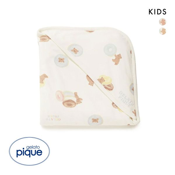 ジェラートピケ キッズアンドベイビー キッズ ドーナツベア柄ブランケット ジェラピケ gelato pique Kids＆Baby KIDS