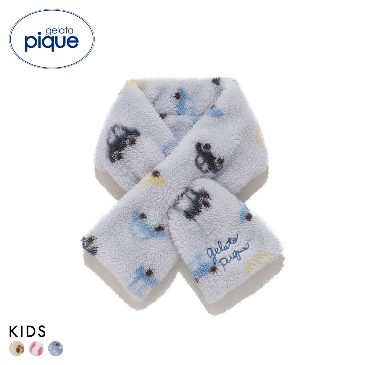 ジェラートピケ キッズアンドベイビー キッズ フリースティペット ジェラピケ ルームウェア gelato pique Kids＆Baby KIDS(BU-ブルー-Free)