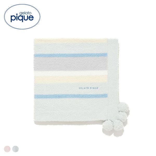 ジェラートピケ キッズアンドベイビー キッズ ベビモコカラフルボーダーブランケット ジェラピケ ルームウェア gelato pique Kids＆Baby KIDS
