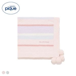 ジェラートピケ キッズアンドベイビー キッズ ベビモコカラフルボーダーブランケット ジェラピケ ルームウェア gelato pique Kids＆Baby KIDS