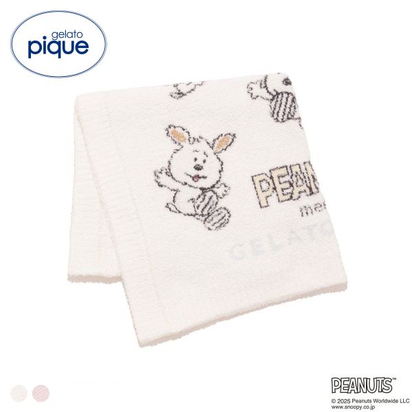 ジェラートピケ キッズアンドベイビー gelato pique Kids＆Baby PEANUTS PUPPIES KIDS ベビモコブランケット ジェラピケ スヌーピー