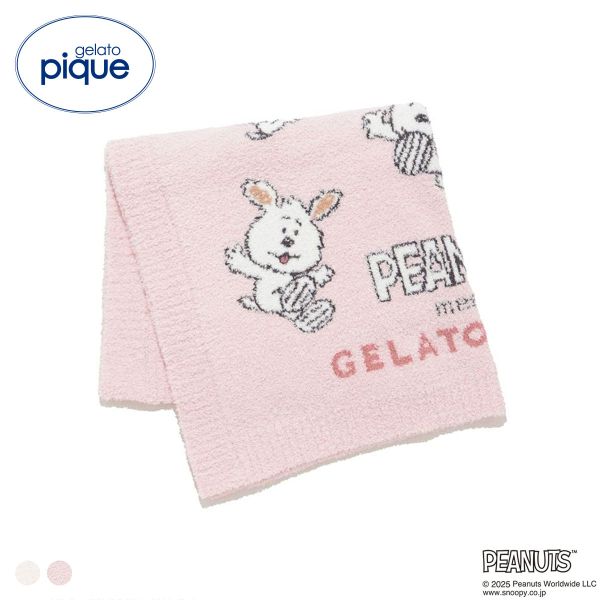 ジェラートピケ キッズアンドベイビー gelato pique Kids＆Baby PEANUTS PUPPIES KIDS ベビモコブランケット ジェラピケ スヌーピー