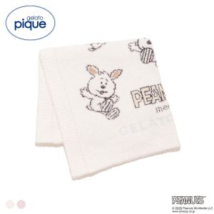 ジェラートピケ キッズアンドベイビー gelato pique Kids＆Baby PEANUTS PUPPIES KIDS ベビモコブランケット ジェラピケ スヌーピー