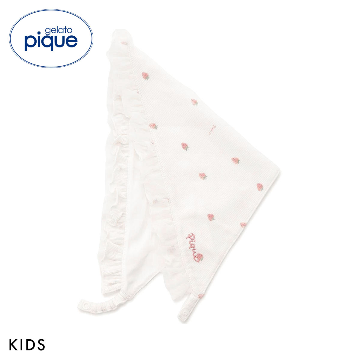 ジェラートピケ キッズアンドベイビー キッズ ストロベリー柄チュールバブーシュカ ジェラピケ ルームウェア gelato pique Kids＆Baby KIDS
