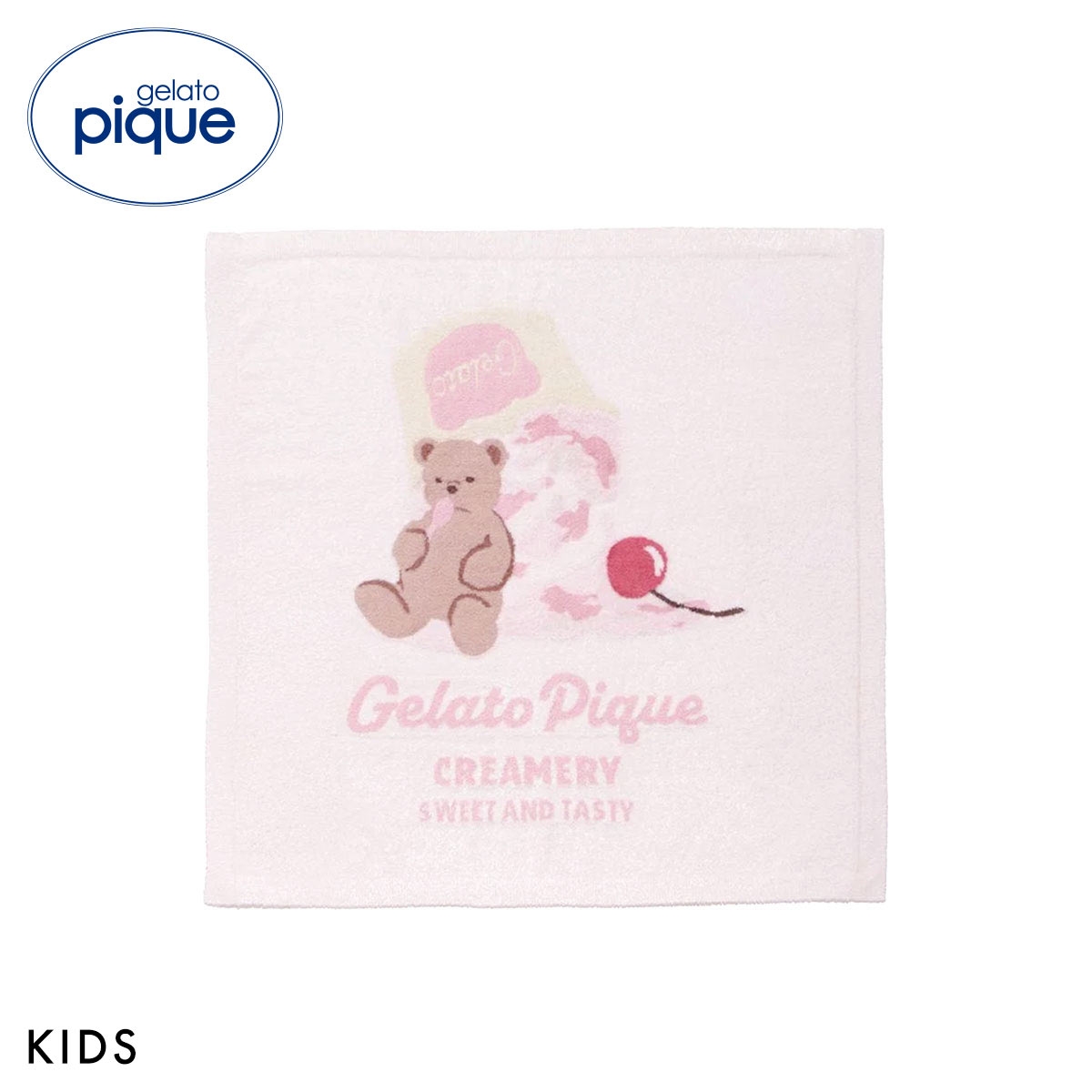 ジェラートピケ キッズアンドベイビー キッズ スムーズィーアイスクリームベアブランケット ジェラピケ gelato pique Kids＆BABY KIDS(PI-ピンク-Free)