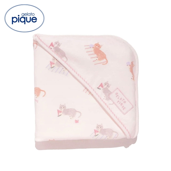ジェラートピケ キッズアンドベイビー キッズ シーサイドキャット柄ブランケット ジェラピケ ルームウェア gelato pique Kids＆Baby KIDS