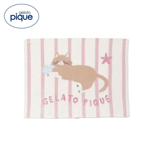 ジェラートピケ キッズアンドベイビー キッズ スムーズィーシーサイドキャットジャガードブランケット ジェラピケ gelato pique Kids＆BABY KIDS