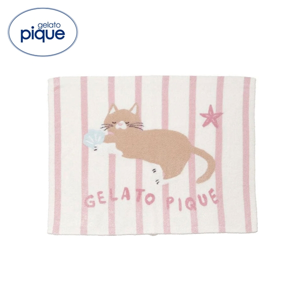 ジェラートピケ キッズアンドベイビー キッズ スムーズィーシーサイドキャットジャガードブランケット ジェラピケ gelato pique Kids＆BABY KIDS