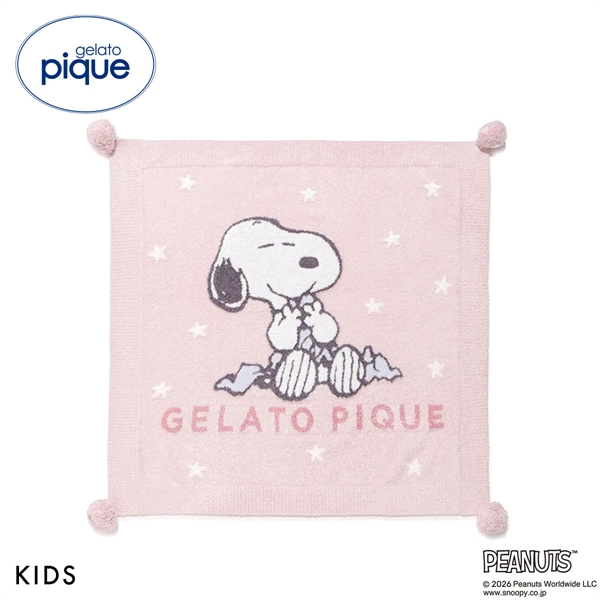 ジェラートピケ PEANUTS キッズアンドベイビー キッズ スムーズィーブランケット ジェラピケ スヌーピー SNOOPY gelato pique Kids＆BABY KIDS