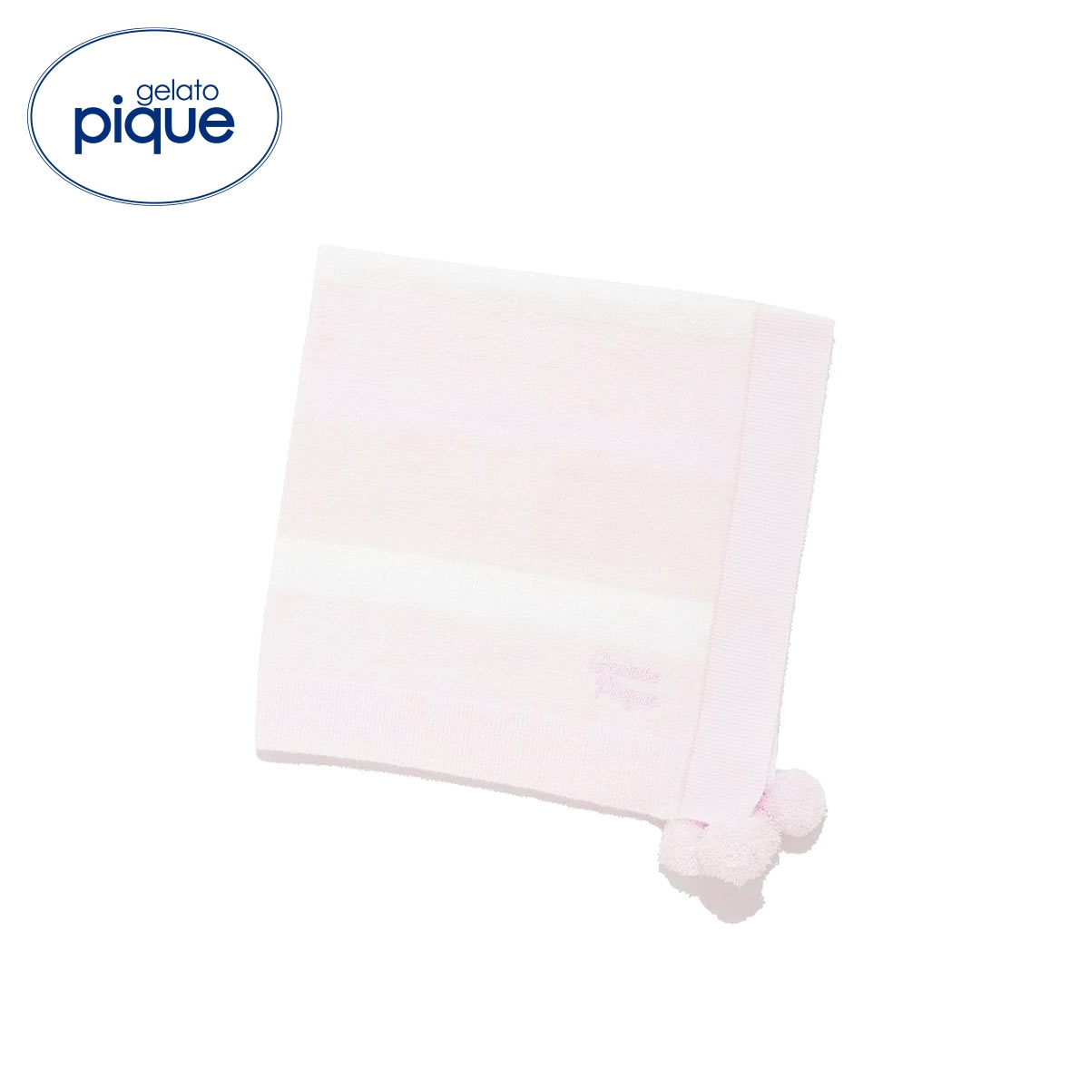 ジェラートピケ キッズアンドベイビー キッズ グラデーションボーダーブランケット ジェラピケ gelato pique Kids＆Baby KIDS(PI-ピンク-Free)