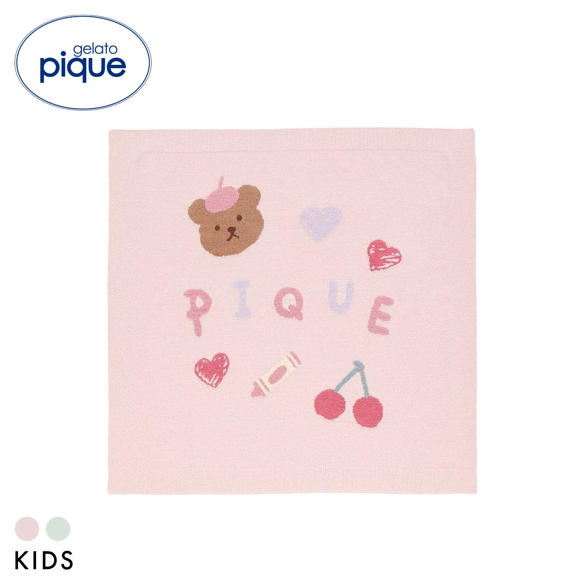 ジェラートピケ キッズアンドベイビー キッズ エアリーモコドローイングベアブランケット gelato pique Kids＆Baby KIDS