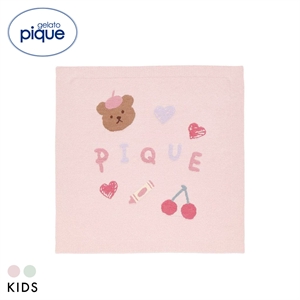ジェラートピケ キッズアンドベイビー キッズ エアリーモコドローイングベアブランケット gelato pique Kids＆Baby KIDS