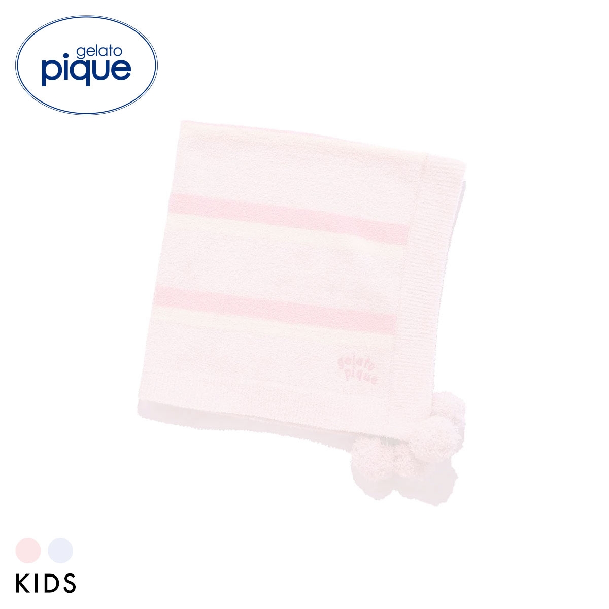 ジェラートピケ キッズアンドベイビー キッズ エアリーモコランダムボーダーブランケット ジェラピケ ルームウェア gelato pique Kids＆Baby KIDS