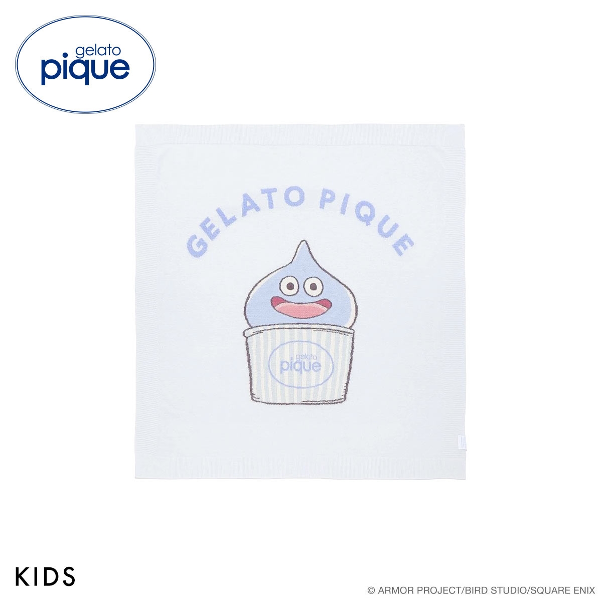 ジェラートピケ キッズアンドベイビー キッズ ドラゴンクエスト ジャガードブランケット ジェラピケ gelato pique Kids＆BABY KIDS DRAGON QUE(BU-ブルー-Free)