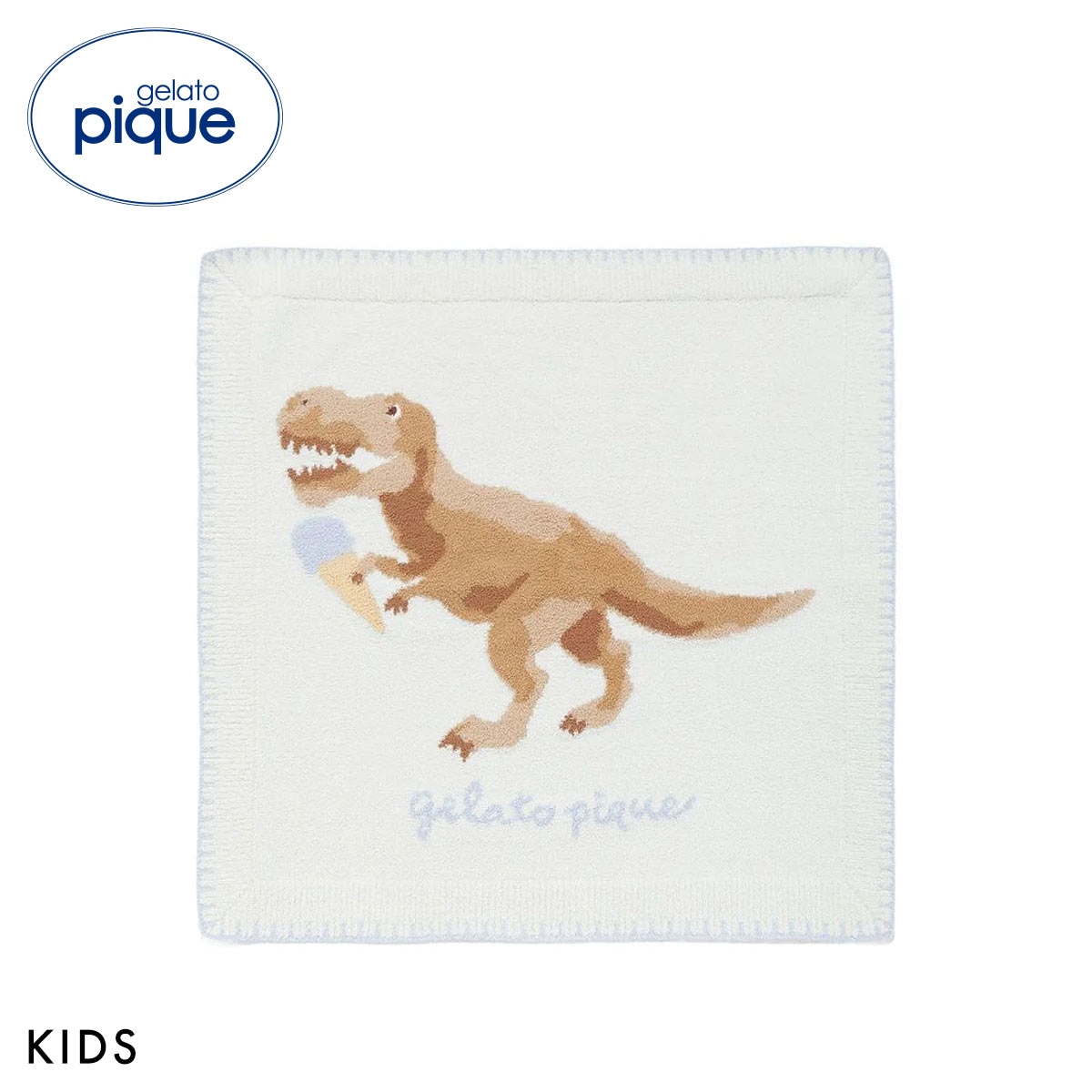 ジェラートピケ キッズアンドベイビー キッズ フェイバリットモチーフジャガードブランケット KIDS gelato pique Kids＆BABY(MI-ミント-Free)