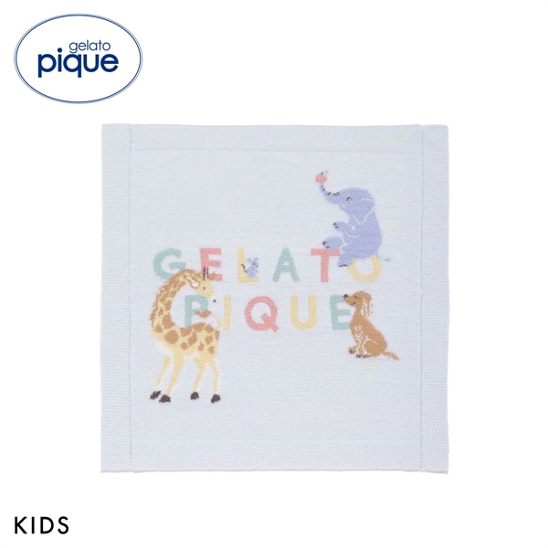 ジェラートピケ キッズアンドベイビー キッズ フェイバリットモチーフジャガードブランケット KIDS gelato pique Kids＆BABY