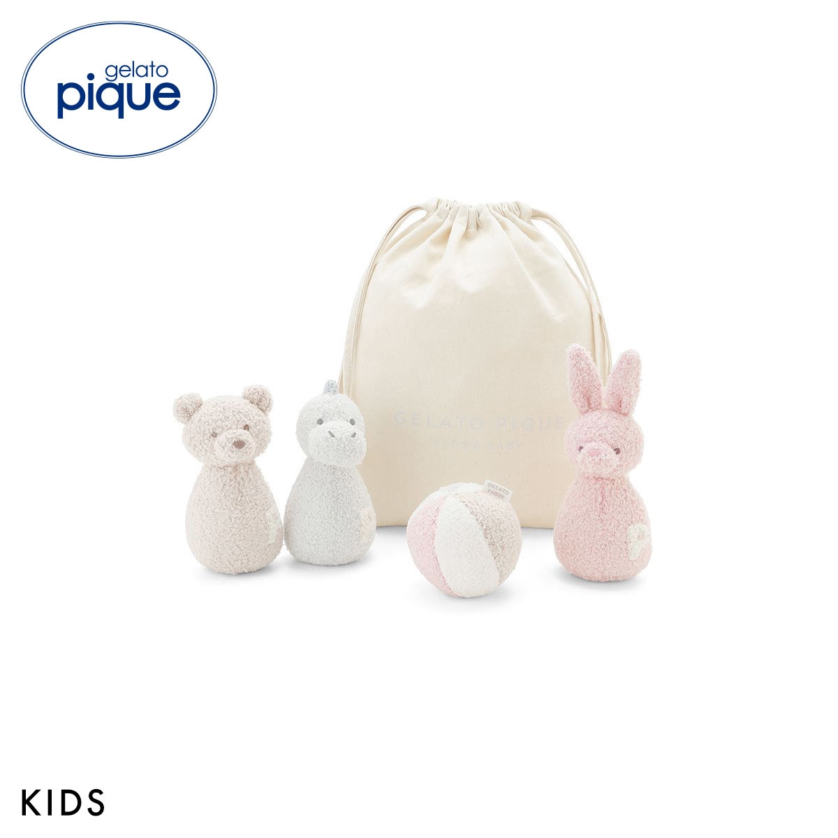 ジェラートピケ キッズアンドベイビー キッズ パウダーアニマルボーリングトイ ジェラピケ gelato pique Kids＆BABY KIDS(MIX-ミックス-Free)