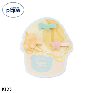 ジェラートピケ キッズアンドベイビー キッズ アイスクリームベアヘアクリップ ジェラピケ gelato pique Kids＆BABY KIDS