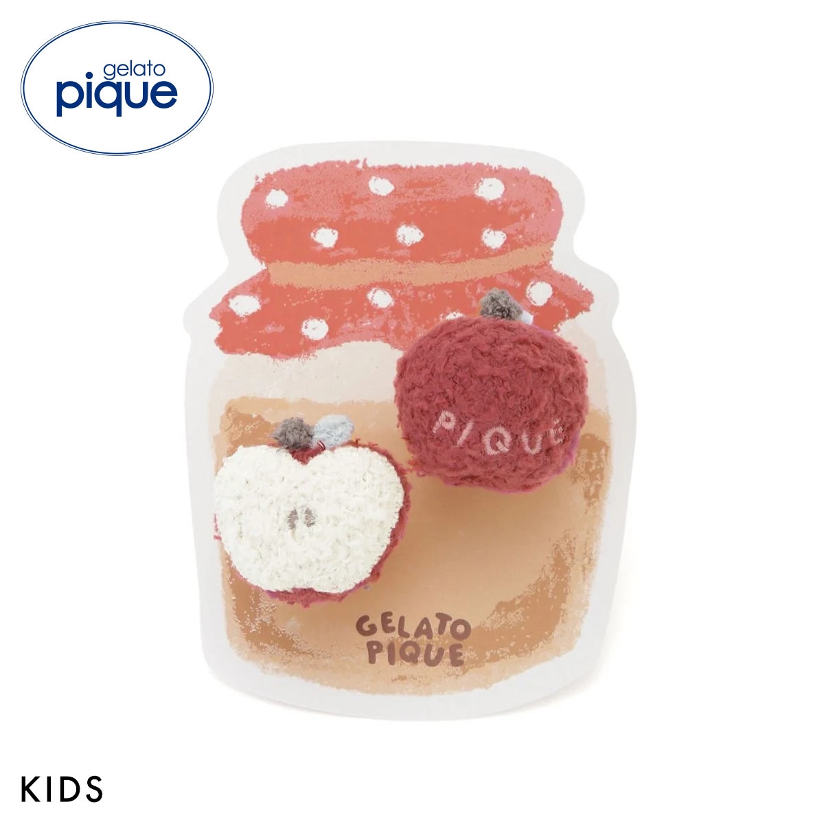 ジェラートピケ キッズアンドベイビー キッズ ベビモコリンゴヘアゴム ジェラピケ gelato pique Kids＆Baby(RE-レッド-Free)