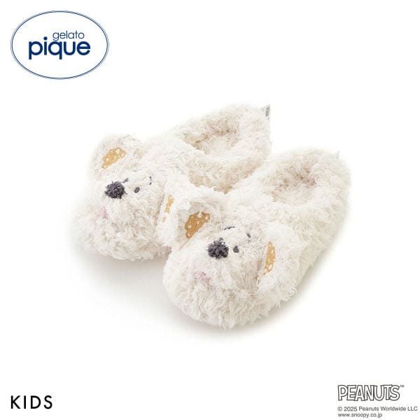 ジェラートピケ キッズアンドベイビー gelato pique Kids＆Baby PEANUTS PUPPIES KIDSジェラートアンディルームシューズ スヌーピー