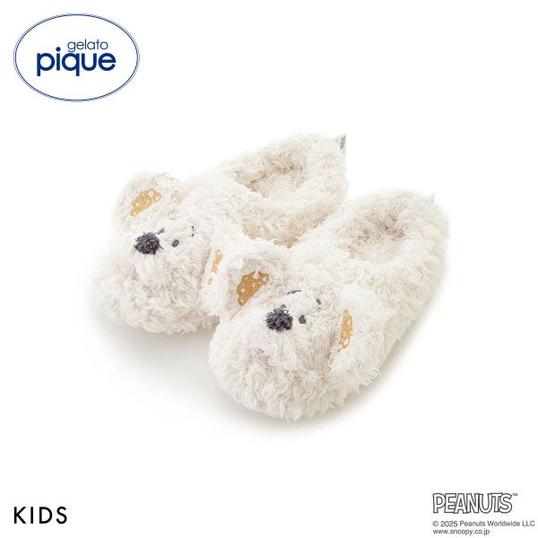 ジェラートピケ キッズアンドベイビー gelato pique Kids＆Baby PEANUTS PUPPIES KIDSジェラートアンディルームシューズ スヌーピー