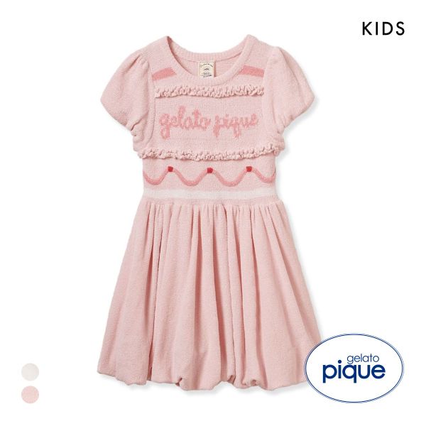 ジェラートピケ キッズアンドベイビー キッズ エアリーモコホイップケーキワンピース ジェラピケ ルームウェア gelato pique Kids＆Baby BABY