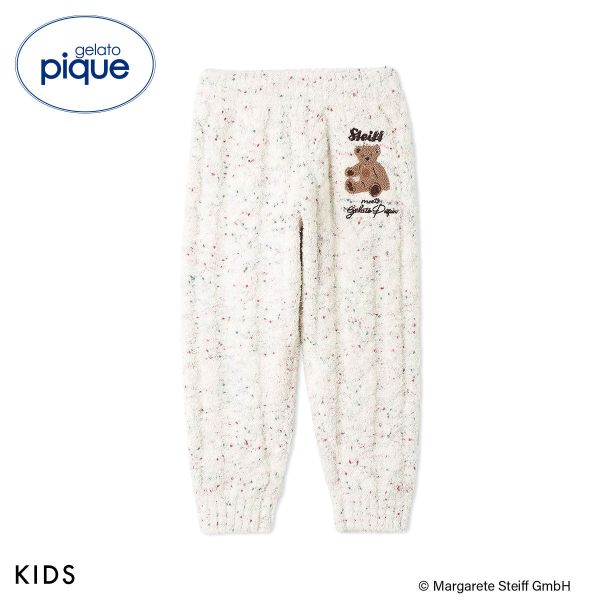 ジェラートピケ キッズアンドベイビー キッズ シュタイフ パウダーネップアランロングパンツ ジェラピケ gelato pique Kids＆Baby KIDS Steiff