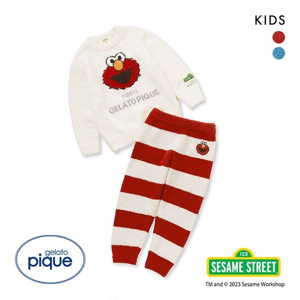 40%OFF ジェラートピケ キッズアンドベイビー gelato pique Kids&Baby 【SESAME STREET】【KIDS】ジャガードプルオーバー & ロングパンツセット ジェラピケ 40%OFF ジェラートピケ キッズアンドベイビー gelato pique Kids&Baby 【SESAME STREET】【KIDS】ジャガードプルオーバー & ロングパンツセット ジェラピケ