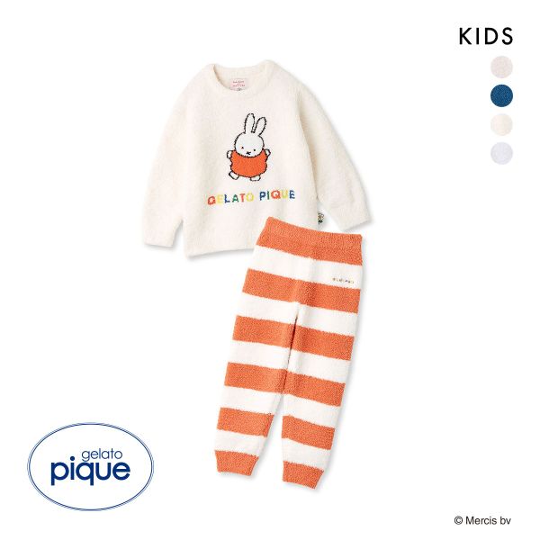 ジェラートピケ キッズアンドベイビー gelato pique Kids＆Baby 【Dick Bruna】【KIDS】ベビモコプルオーバーロングパンツセット ジェラピケ