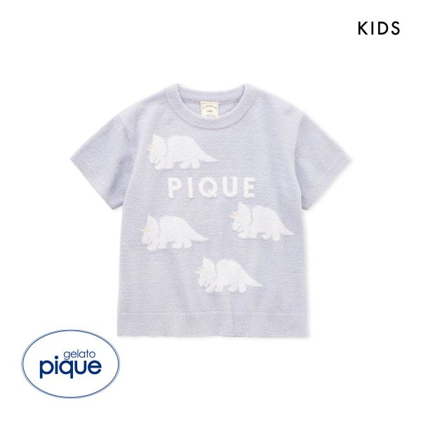 ジェラートピケ キッズアンドベイビー キッズ スムーズィーダイナソージャガードプルオーバー ジェラピケ ルームウェア パジャマ gelato pique Kids＆Baby KIDS