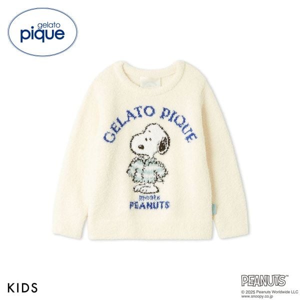 ジェラートピケ キッズアンドベイビー gelato pique Kids＆Baby KIDS オリジナルジャガードプルオーバー ジェラピケ ルームウェア キッズ スヌーピー