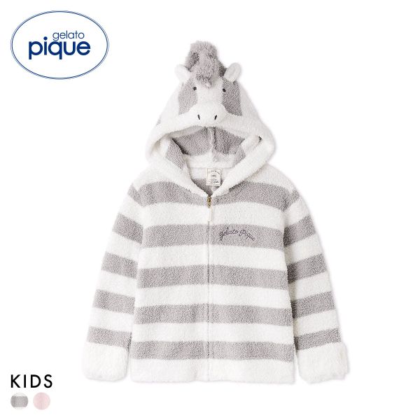 ジェラートピケ キッズアンドベイビー キッズ ベビモコポニーパーカ ジェラピケ ルームウェア gelato pique Kids＆Baby kids