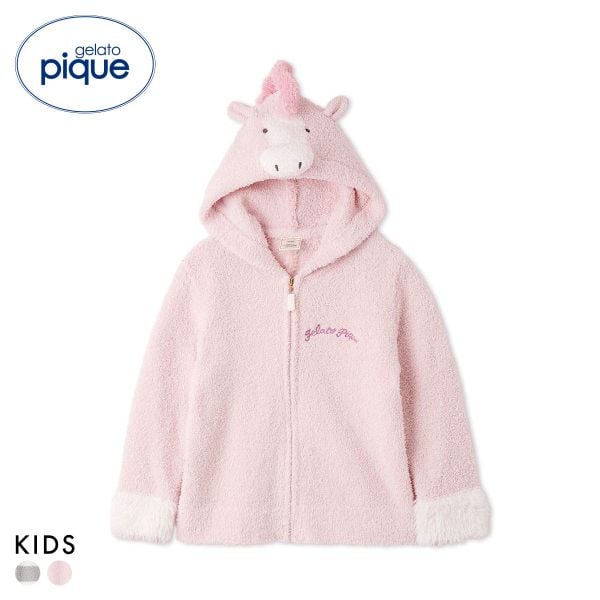 ジェラートピケ キッズアンドベイビー キッズ ベビモコポニーパーカ ジェラピケ ルームウェア gelato pique Kids＆Baby kids