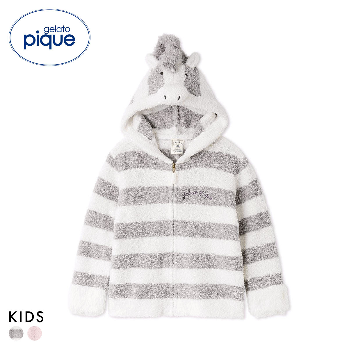 ジェラートピケ キッズアンドベイビー キッズ ベビモコポニーパーカ ジェラピケ ルームウェア gelato pique Kids＆Baby kids