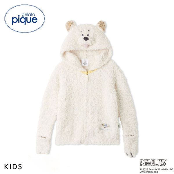 ジェラートピケ キッズアンドベイビー gelato pique Kids＆Baby PEANUTS PUPPIES KIDSジェラートアンディパーカ ジェラピケ