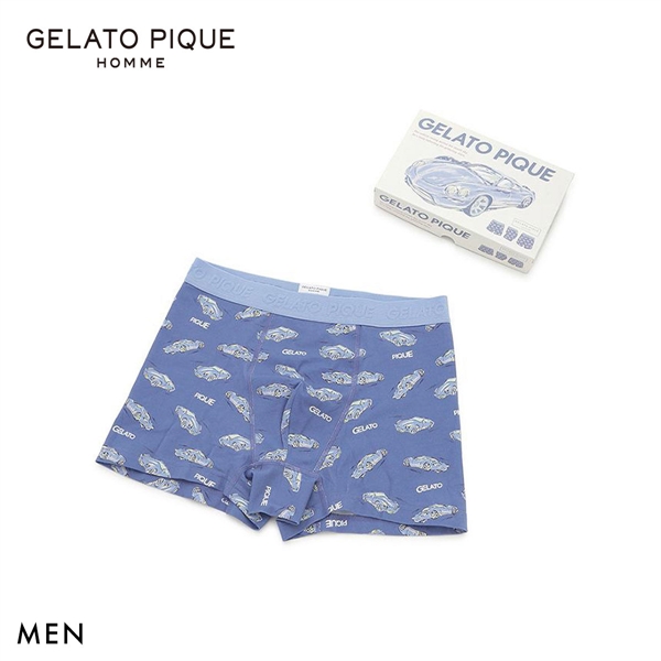 ジェラートピケ オム メンズ スタービークル柄アンダーウェア BOX付き ジェラピケ GELATO PIQUE HOMME