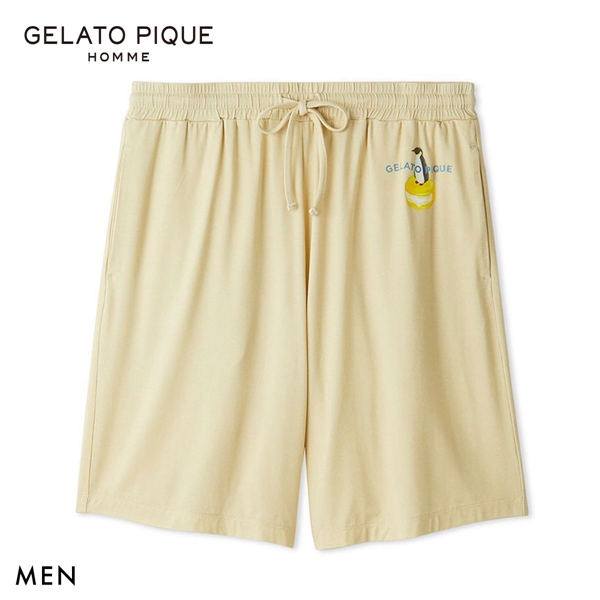 ジェラートピケ オム メンズ 接触冷感 アイスポップジャージーハーフパンツ ジェラピケ パジャマ GELATO PIQUE HOMME