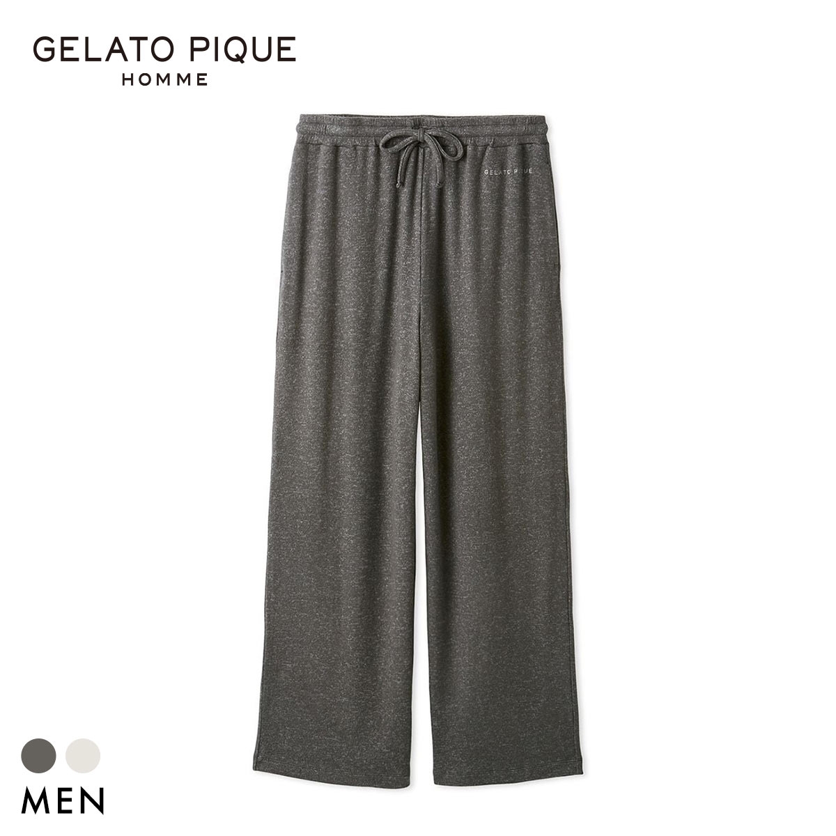ジェラートピケ オム メンズ スノーロングパンツ ジェラピケ パジャマ ルームウェア gelato pique HOMME