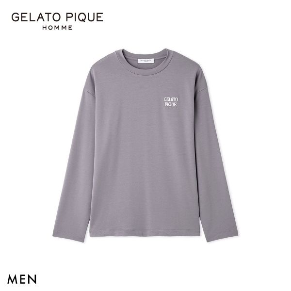 ジェラートピケ オム メンズ インレイロゴロンT ジェラピケ パジャマ ルームウェア gelato pique HOMME
