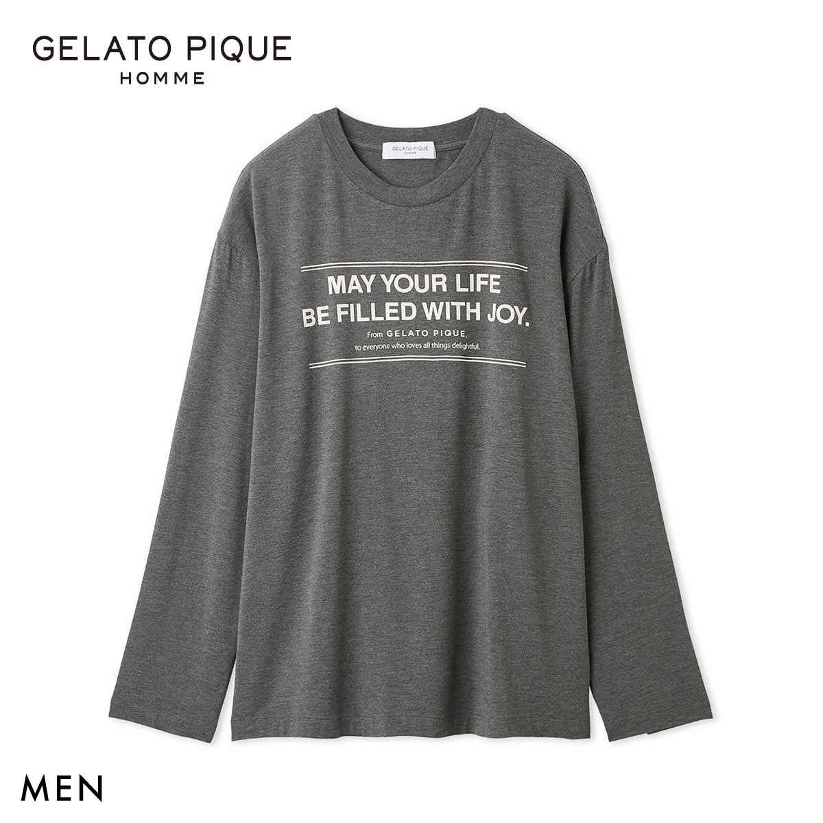 ジェラートピケ オム メンズ レーヨンロゴロンT ジェラピケ パジャマ ルームウェア gelato pique HOMME