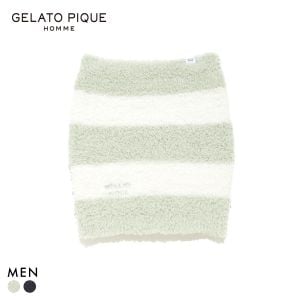 ジェラートピケ オム メンズ ジェラート2ボーダーウエストウォーマー ジェラピケ gelato pique HOMME