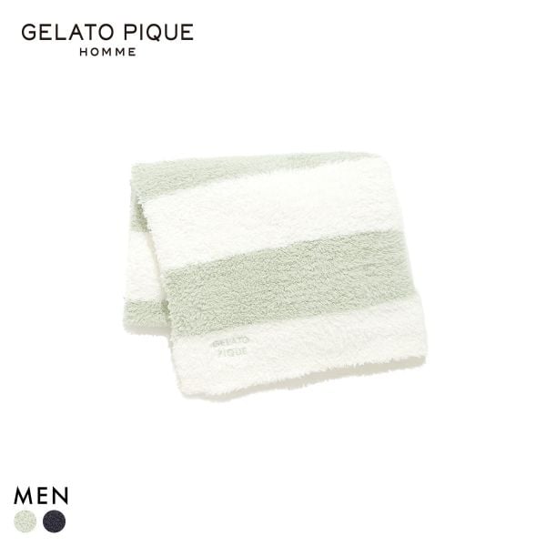 ジェラートピケ オム メンズ ジェラート2ボーダーブランケット ジェラピケ gelato pique HOMME