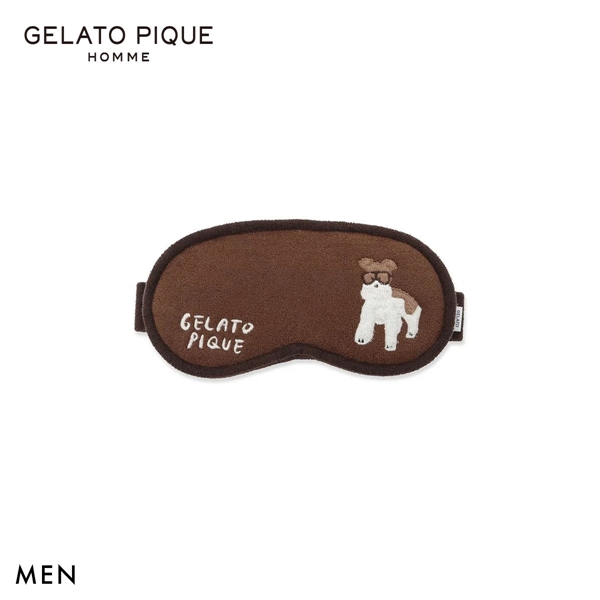 ジェラートピケ オム メンズ エアリーモコPLANEDOGアイマスク ジェラピケ パジャマ GELATO PIQUE HOMME