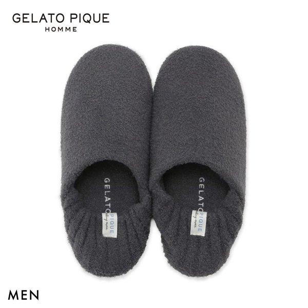 ジェラートピケ オム メンズ 調温スムーズィールームシューズ ジェラピケ GELATO PIQUE