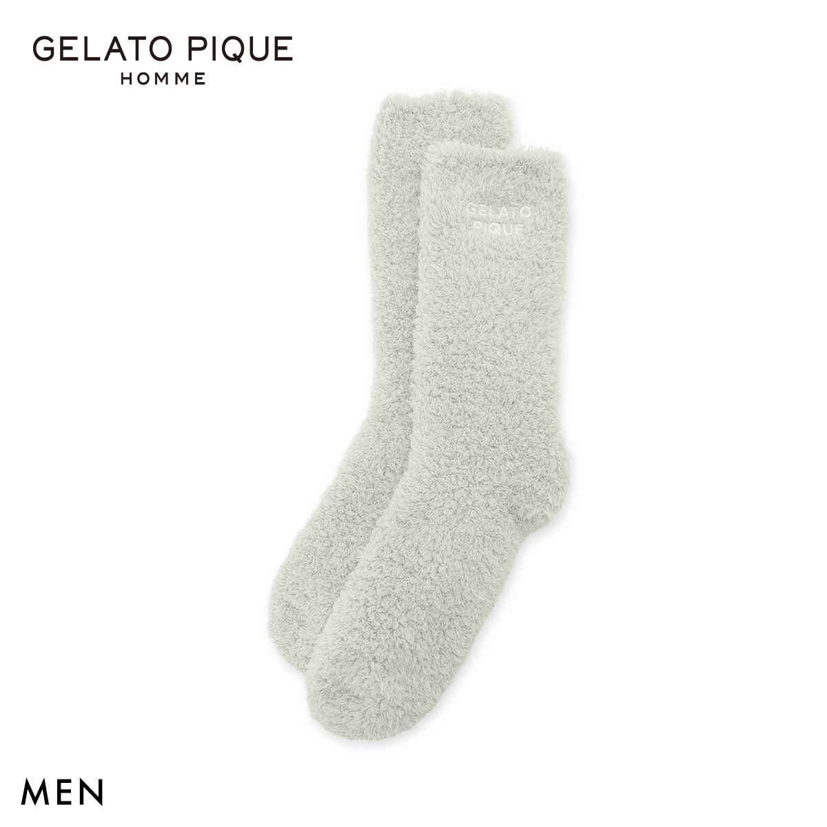 ジェラートピケ オム メンズ ジェラートソックス ジェラピケ パジャマ ルームウェア gelato pique HOMME(MI-ミント-Free)