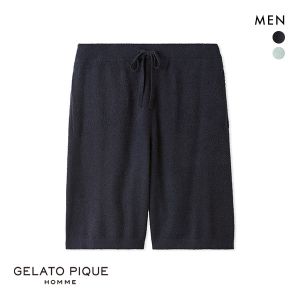 ジェラートピケ オム GELATO PIQUE メンズ 【HOMME】ウォッシャブルスムーズィーハーフパンツ ジェラピケ パジャマ ルームウェア