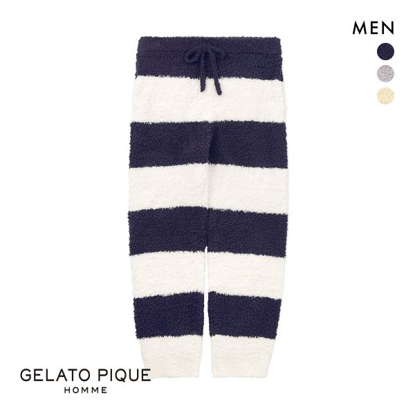 20%OFF ジェラートピケ オム メンズ ジェラート2ボーダーロングパンツ ジェラピケ パジャマ ルームウェア gelato pique HOMME 20%OFF ジェラートピケ オム メンズ ジェラート2ボーダーロングパンツ ジェラピケ パジャマ ルームウェア gelato pique HOMME