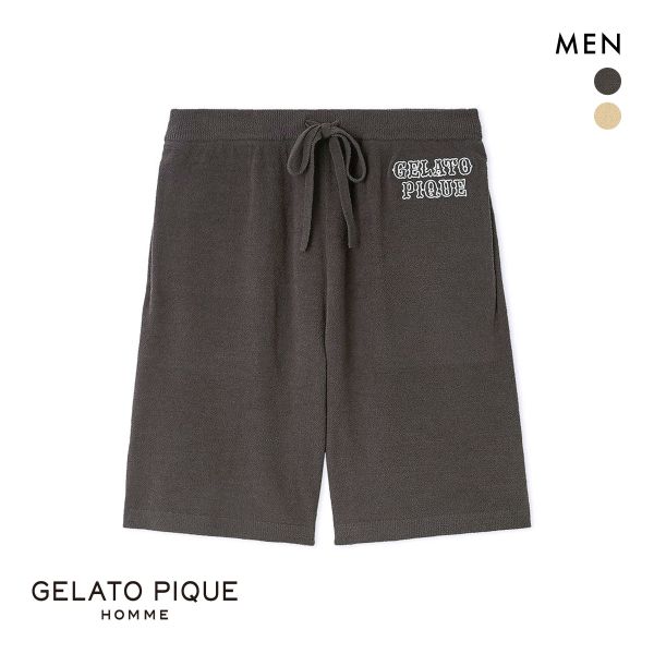 ジェラートピケ オム メンズ エアリーモコダイナーハーフパンツ ジェラピケ パジャマ ルームウェア gelato pique HOMME