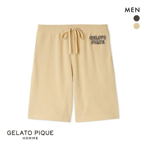 ジェラートピケ オム メンズ エアリーモコダイナーハーフパンツ ジェラピケ パジャマ ルームウェア gelato pique HOMME