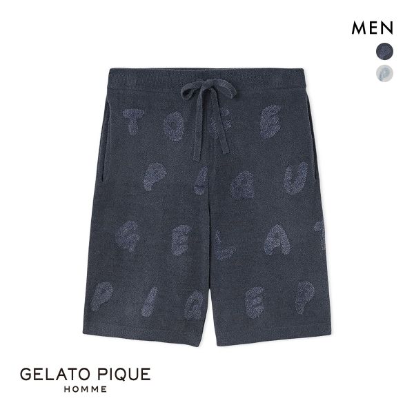 ジェラートピケ オム メンズ エアリーモコキャットハーフパンツ ジェラピケ パジャマ ルームウェア gelato pique HOMME